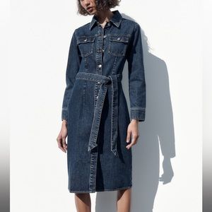 Zara denim mini dress brand new never worn